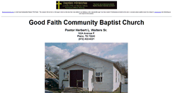 Desktop Screenshot of good-faith.baptist-church-online.us