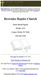 Mobile Screenshot of brownlee.baptist-church-online.us