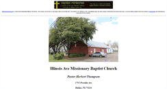 Desktop Screenshot of illinois-ave.baptist-church-online.us