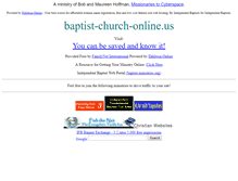 Tablet Screenshot of baptist-church-online.us